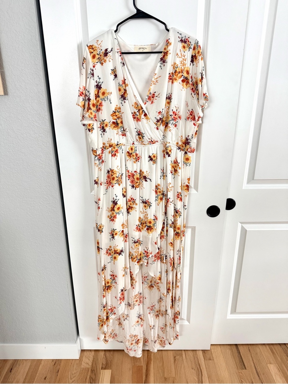 Floral Wrap Maxi Dress
